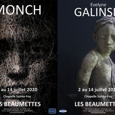 Art Montpellier . Monch et Evelyne Galinski avec Galerie Nicolet (2020)