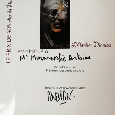 1er Prix de l'Atelier Nicolas - Arami #03- Ermont (2018)