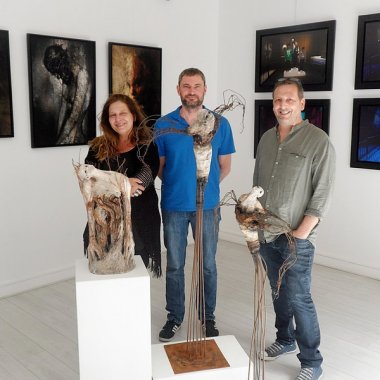 Galerie Ménil 8 #1 . Monch, Sylvie Cliche, Pierre Leblanc . Paris (2019)